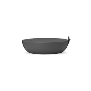 2pc Plastic Lunch Bowl Set - Charcoal