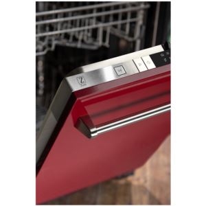18'' Top Control Dishwasher - Red Gloss