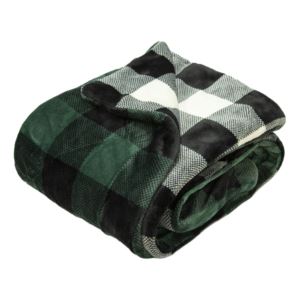 Mantolok Printed Velvet to Velvet Throw Size 50x60