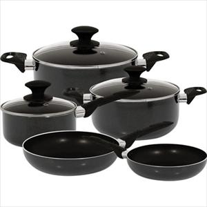 Strain NS Aluminum 8Pc Cookware Set