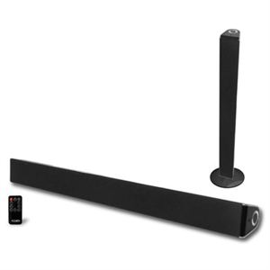 Wall Mountable 2.1 Channel Bluetooth Soundbar Tower with Built In Subwoofer