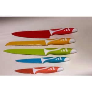 6- Piece Color Coating Knife Set