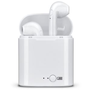 Ergonomic Truly Wireless Earbuds w/Charging Case, Bluetooth 5