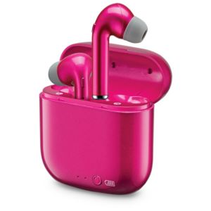 Sweatproof Truly Wireless Earbuds with Charging Case, Pink