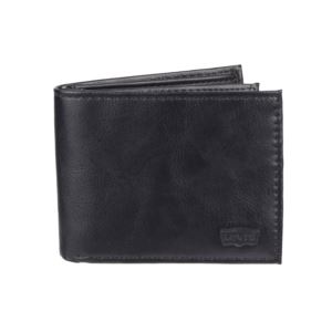 RFID-Blocking Extra-Capacity Black Slimfold Wallet - Black