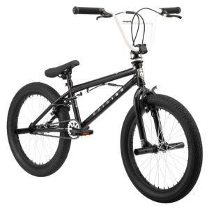 Mongoose Grid 180 BMX Bike, 20-Inch Wheels, Single Speed, Black