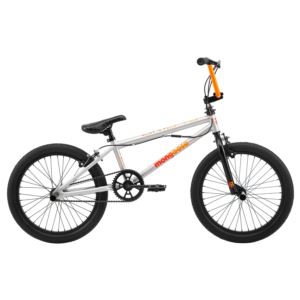 Mongoose Grid 90 BMX Bike, 20-Inch Wheels, Single Speed, Silver