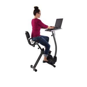 2-in-1 Wirk Ride Exercise Bike Workstation & Standing Desk