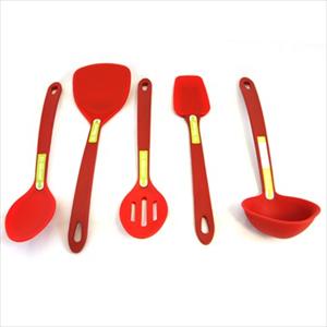5-Pc Silicone Tool Set (Red)