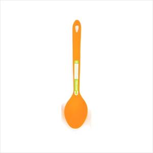 Silicone Solid Spoon  (Orange)