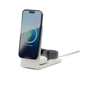 Rise 3-in-1 Qi2 Magnetic Wireless Charger Sandstone