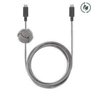 10ft Anchor Cable 240W USB-C to USB-C Zebra