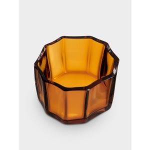 Reed Bowl Votive Amber Small