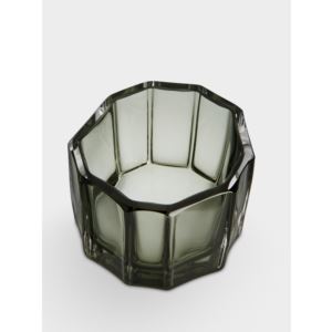 Reed Bowl Votive Moss Green Small