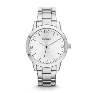 Men's Silver Dial Dress Watch