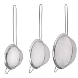 3pc SS Graduated Strainer Set