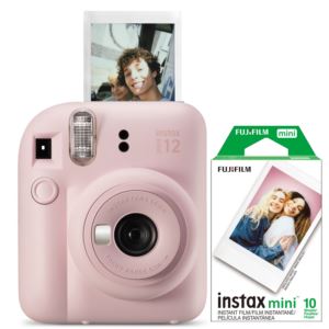 Instax Mini 12 Instant Camera w/10 Count Film Blossom Pink
