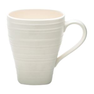 Swirl White 18Oz Mug
