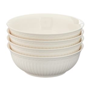 S/4 Soup Bowls-White