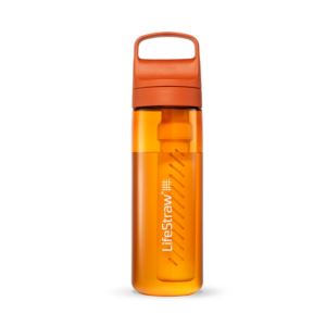 Lifestraw Go 22oz Filtered Water Bottle Kyoto Orange
