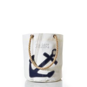 Navy Anchor Beverage Bucket