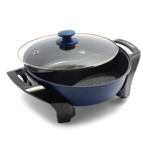5.5qt Split Savor Divided Electric Skillet