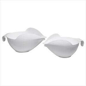 2PC BOWL SET, 6-8 CUP (WHITE)