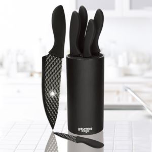 7 - Piece Dual Diamond Non-stick Knife Set