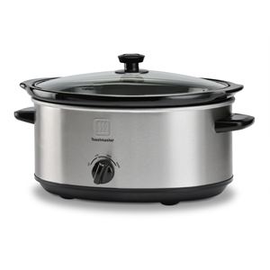 7 Qt Oval Stainless Steel Slow Cooker