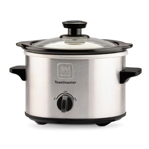 1.5 Qt Brushed Stainless Steel Slow Cooker
