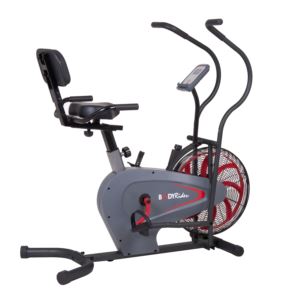 Body Rider Stationary Upright Fan Bike w/ Curve-Crank