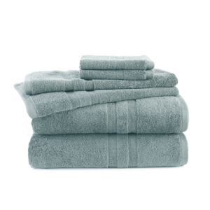 6 - Piece Towel Set - (Mineral)