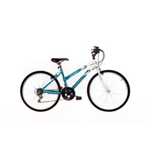 26" Ladies Wildcat"," White/Teal Blue Mounatin Bike