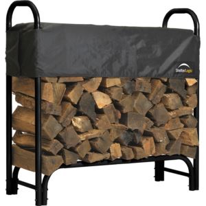Heavy Duty Firewood Rack w/Cover