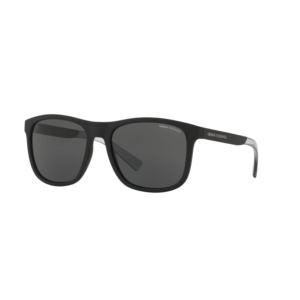 Men's Square Sunglasses - Matte Black/Grey