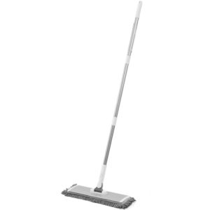 Heavy Duty Wet and Dry Sweeper Mop with 2 Different Mop Pads
