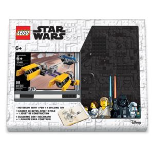 Star Wars Pod Racer Creativity Set with Journal, Pod Racer Building Toy, and Black Gel Pen
