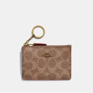 Colorblock Signature Mini Skinny - Tan/Rust