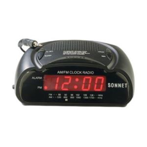 Led Clock Radio W/Mp3