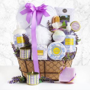 Lavender Spa Gift Basket