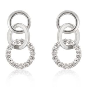 Infinity CZ Earring Set