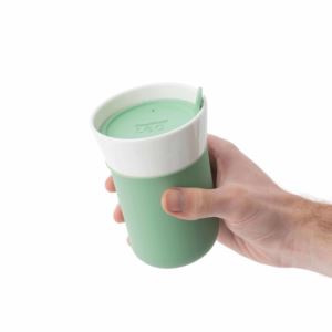 Leo Porcelain Travel Mug 11.16oz, Green