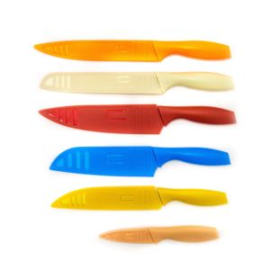 12pc Multicolor Knife Set