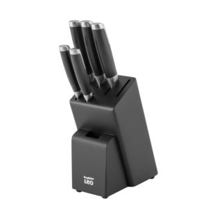 Leo Graphite 6pc Knife Block Set