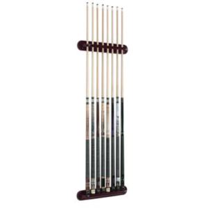 Viper Traditional Mahogany 8 Cue Wall Cue Rack