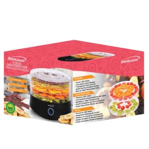 5 - Tray Food Dehydrator with Auto Shut Off - (Black)
