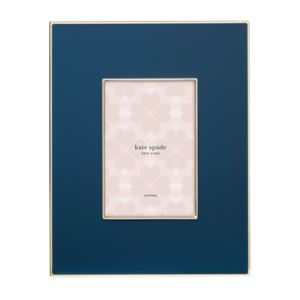 Make It Pop 4" x 6" Photo Frame Metal Navy