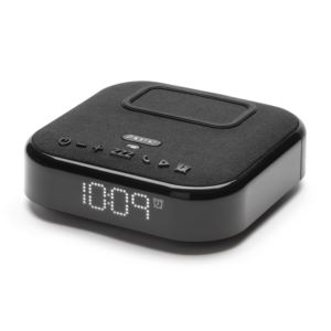 Timebase II Dual Charging BT Alarm Clock w/ Wireless & USB Charging