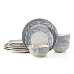 Hensley Blue 12pc Dinnerware Set