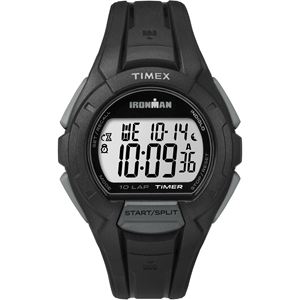 Men's Ironman Essential 10-Lap Recall Timer Sport Watch - Gray and Black